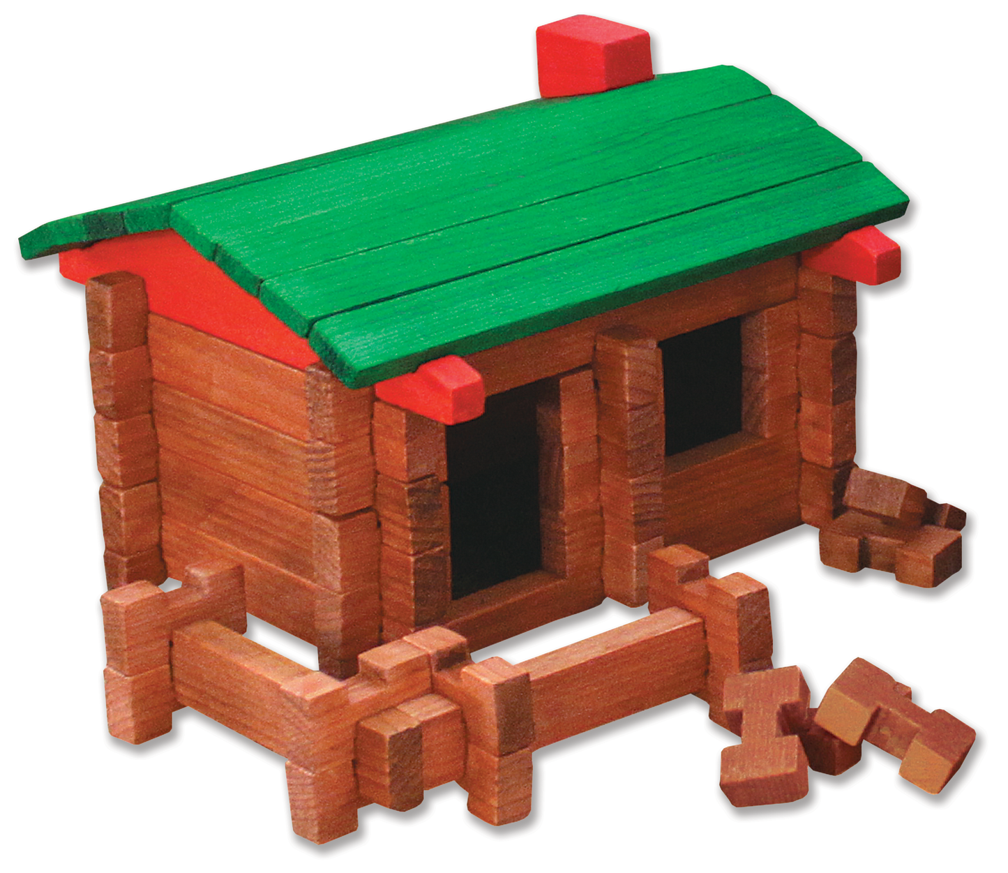 Roy Toy 1930's Log Building Sets