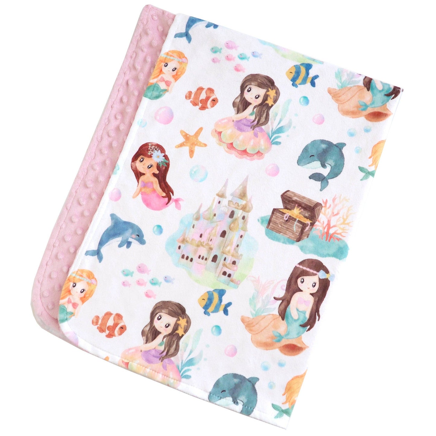 Minky Blanket Mermaids