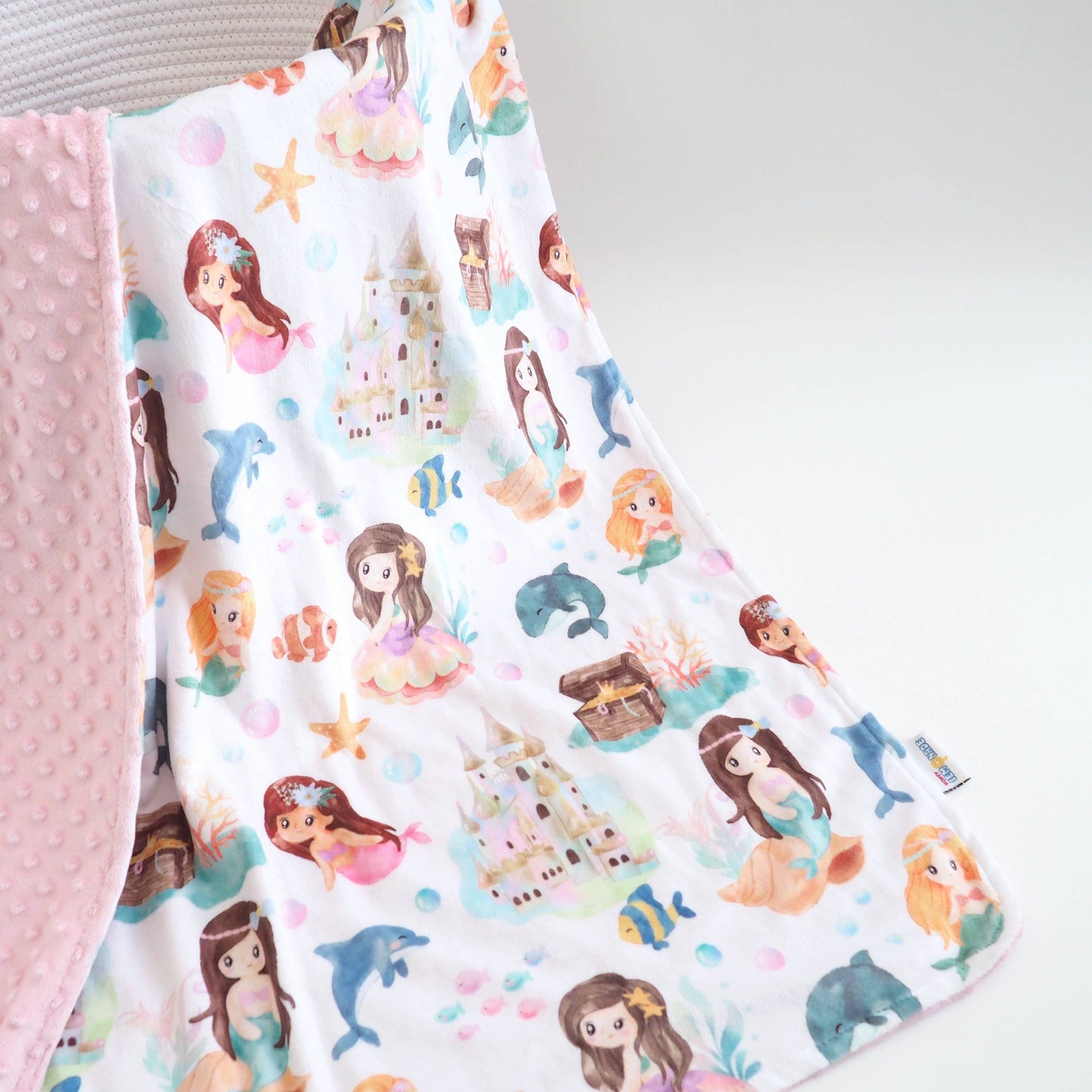 Minky Blanket Mermaids