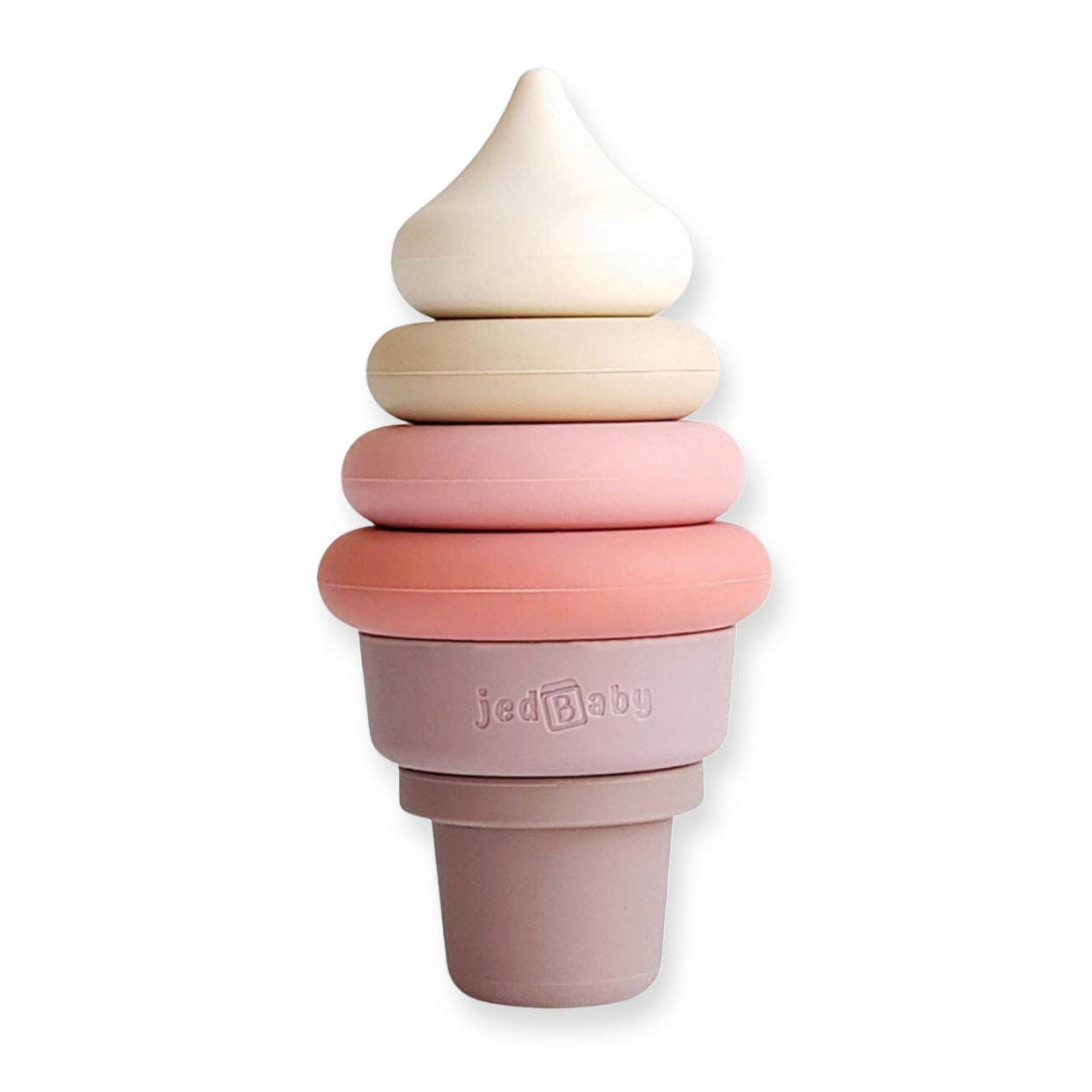 Sweet Ice Cream Silicone Stacker Toy