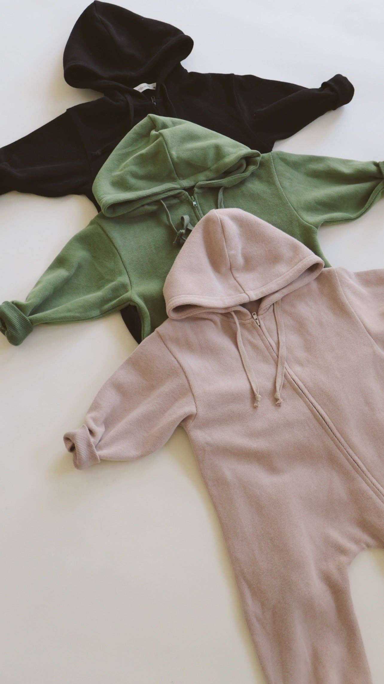 Newborn Zip Up Hooded Jumpsuit