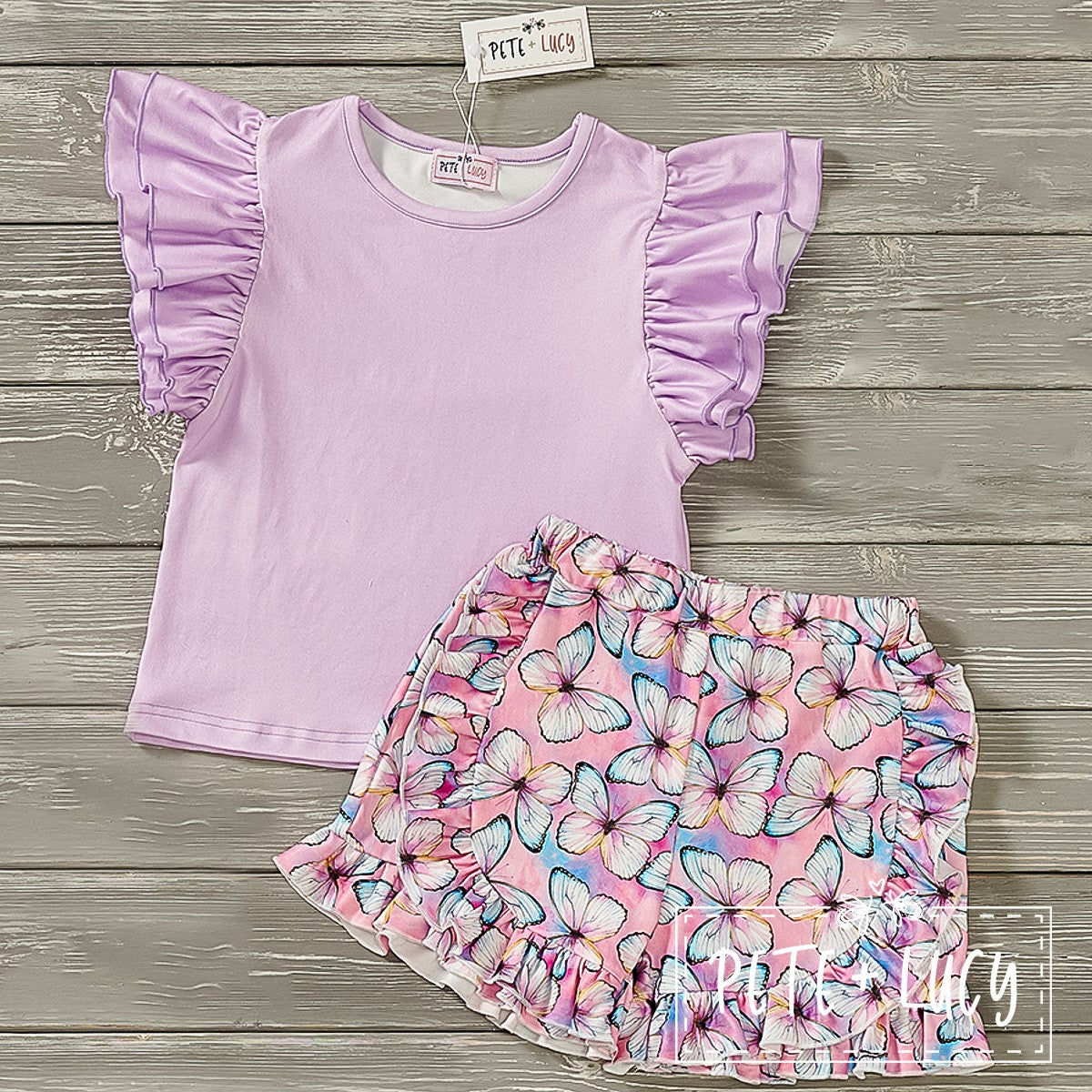 Flutter Away Short Set