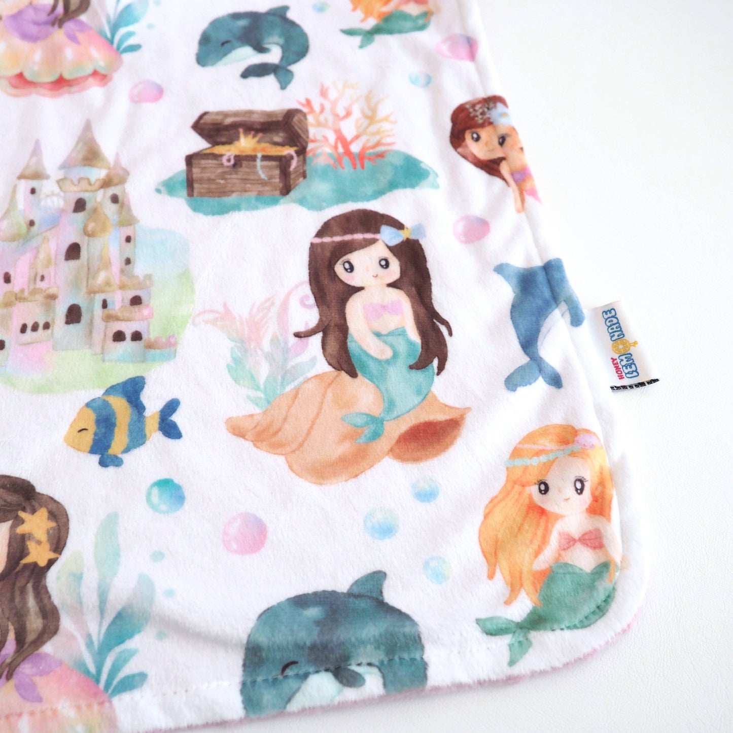 Minky Blanket Mermaids