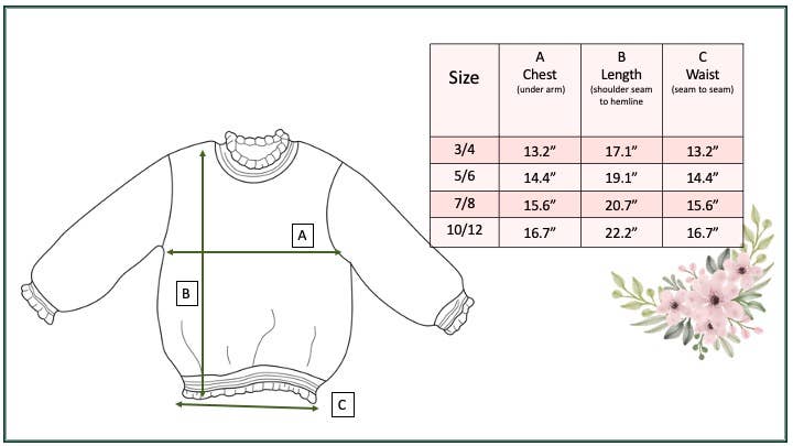 Kids Pink Daisy Winter Sweater