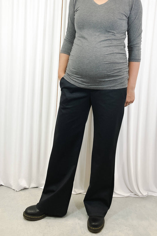 Florence Maternity pants - Dark Blue Denim