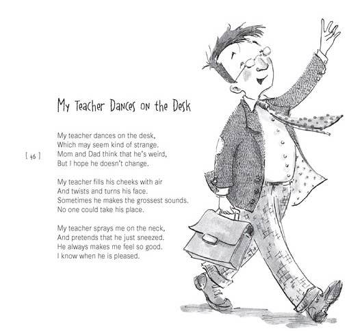 My Teacher Dances on the Desk, poems for children