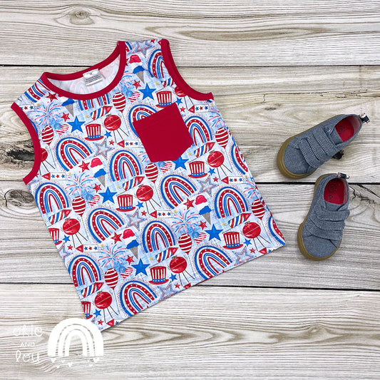 July 4th - Fun Boy's Shirt