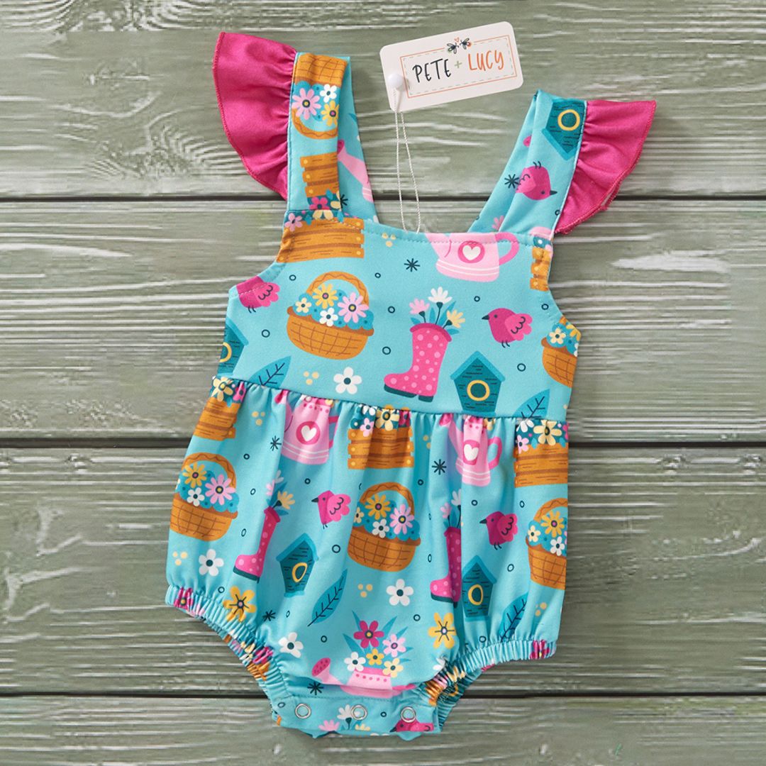 Gardening Bliss - Girl Romper