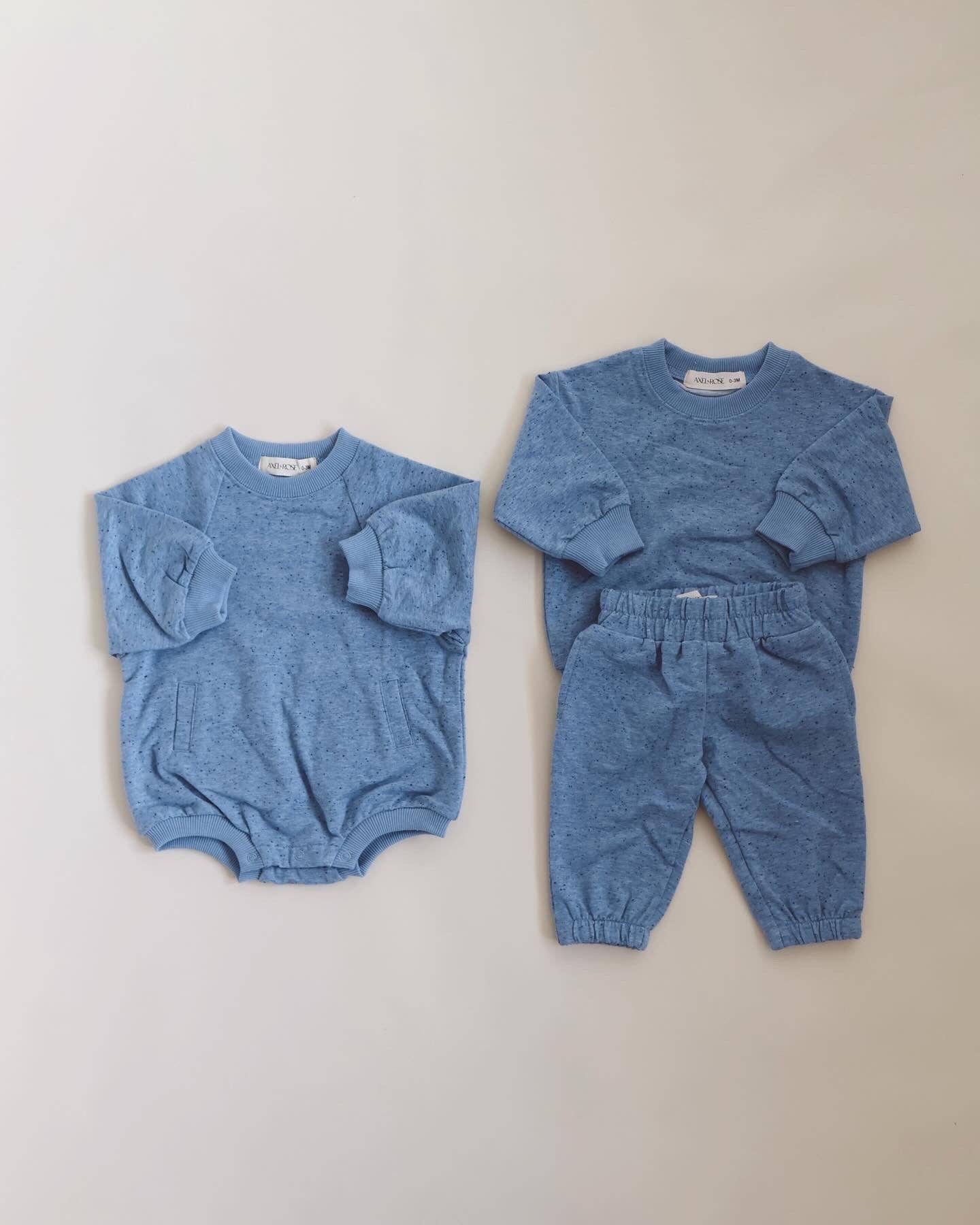 Newborn Speckled Sweat Set