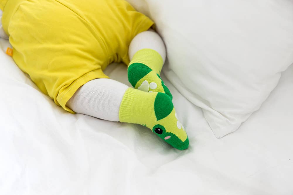 Frog Zoo Baby Animal Sock