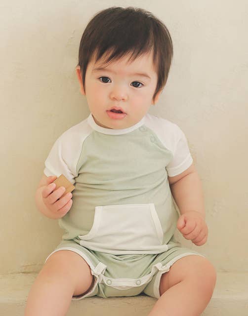 Bamboo Baby Shorts Romper