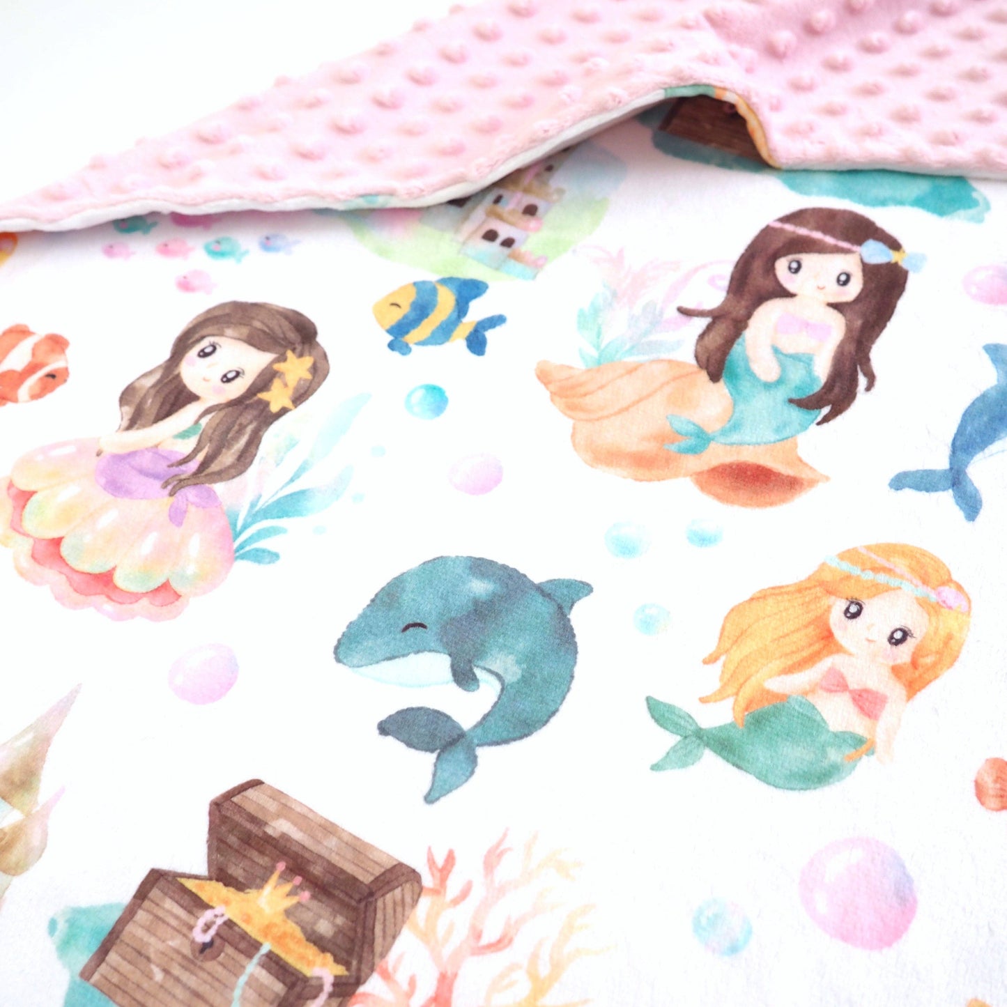 Minky Blanket Mermaids