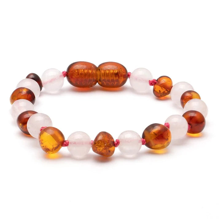 Ali + Oli Amber & Gemstone Necklace Breakaway Clasp