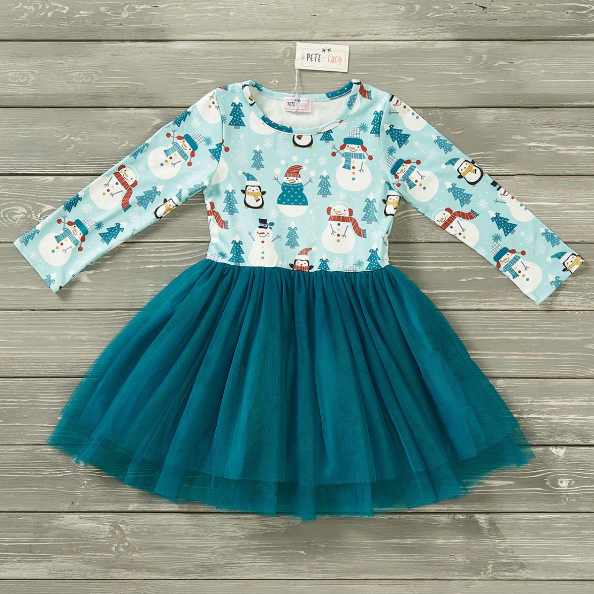 Frosty Family Tulle Dress