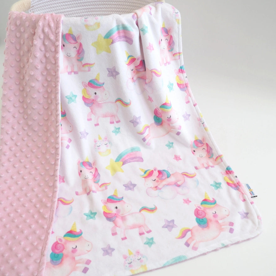 Minky Blanket Unicorns