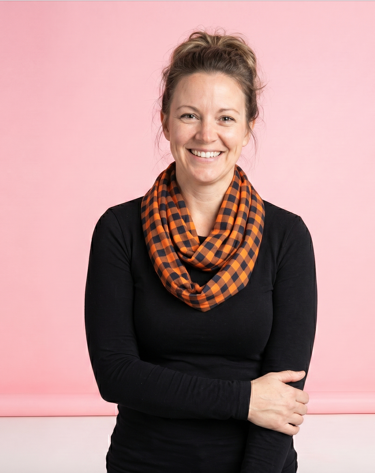Harvest Gingham - Mom Scarf