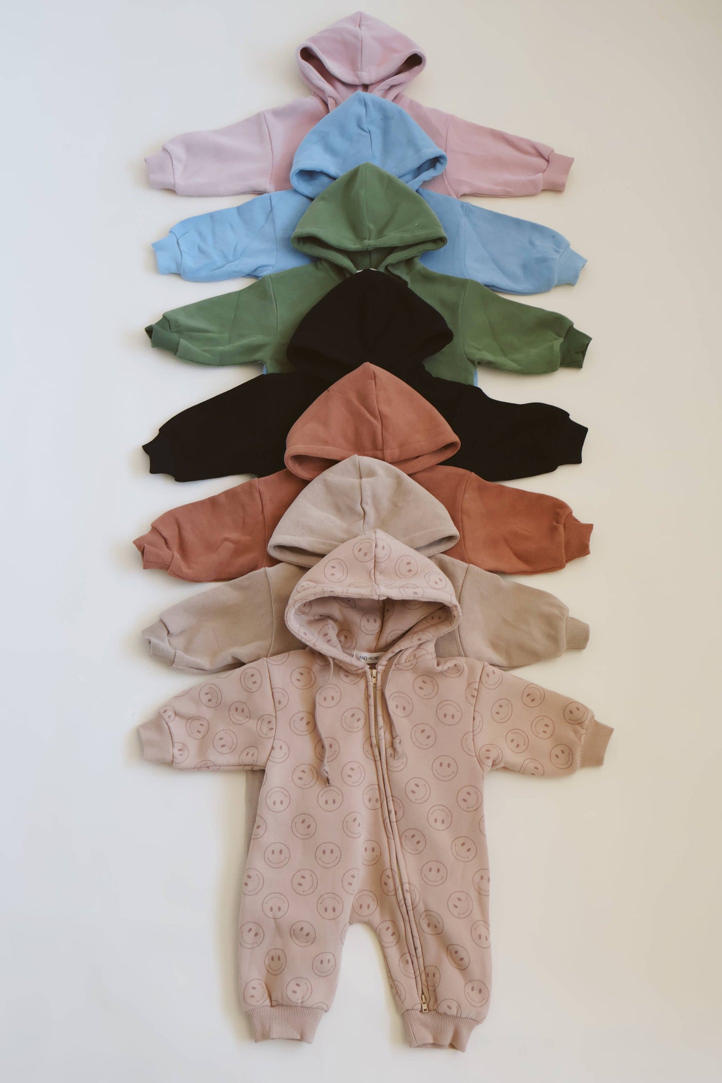 Newborn Zip Up Hooded Jumpsuit