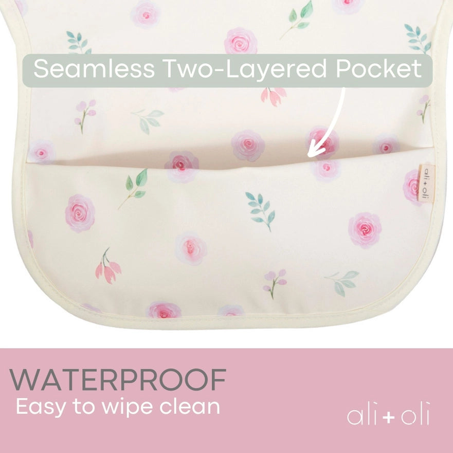 Smock Bib for Baby (2-pc) Short Sleeve