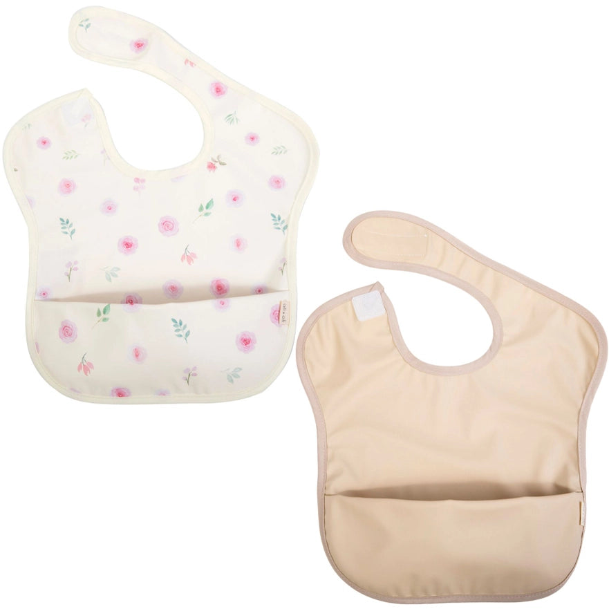 Smock Bib for Baby (2-pc) Short Sleeve