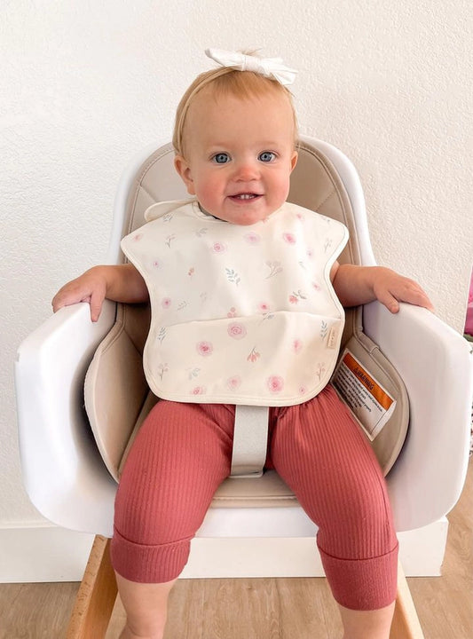 Smock Bib for Baby (2-pc) Short Sleeve