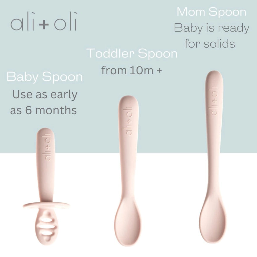 Ali+Oli (3-pc) Multi-Stage Spoon Set for Baby 6m+