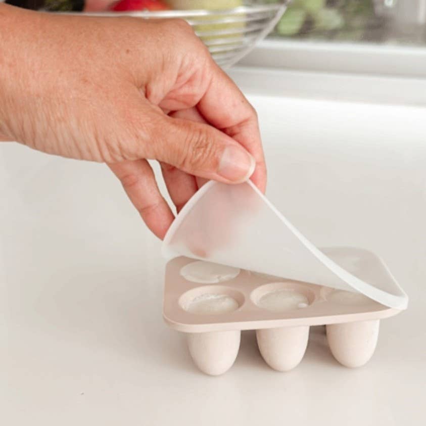 Freezer Trays (Taupe) 2pc for Baby Food, and Breast Milk
