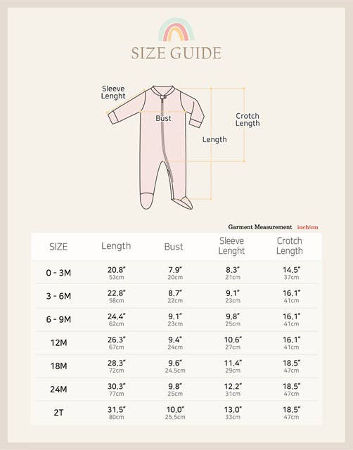 Sky Cloud Baby Footie Pajamas