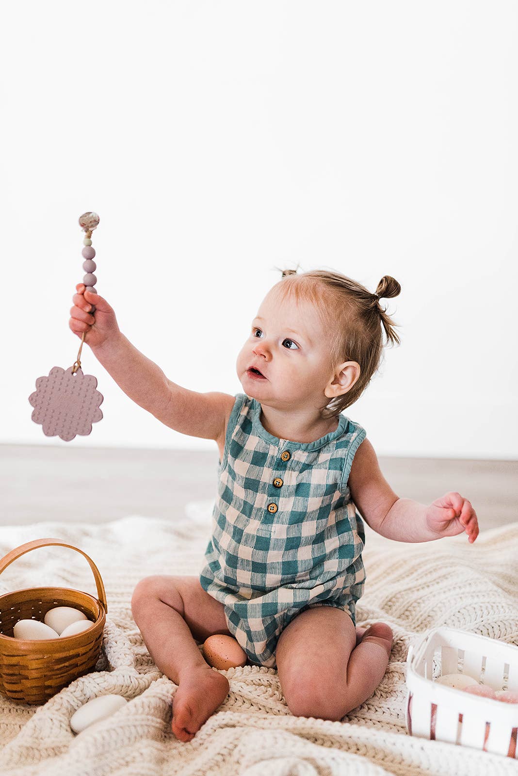 Succulent Teether Set: Teether and Clip Set