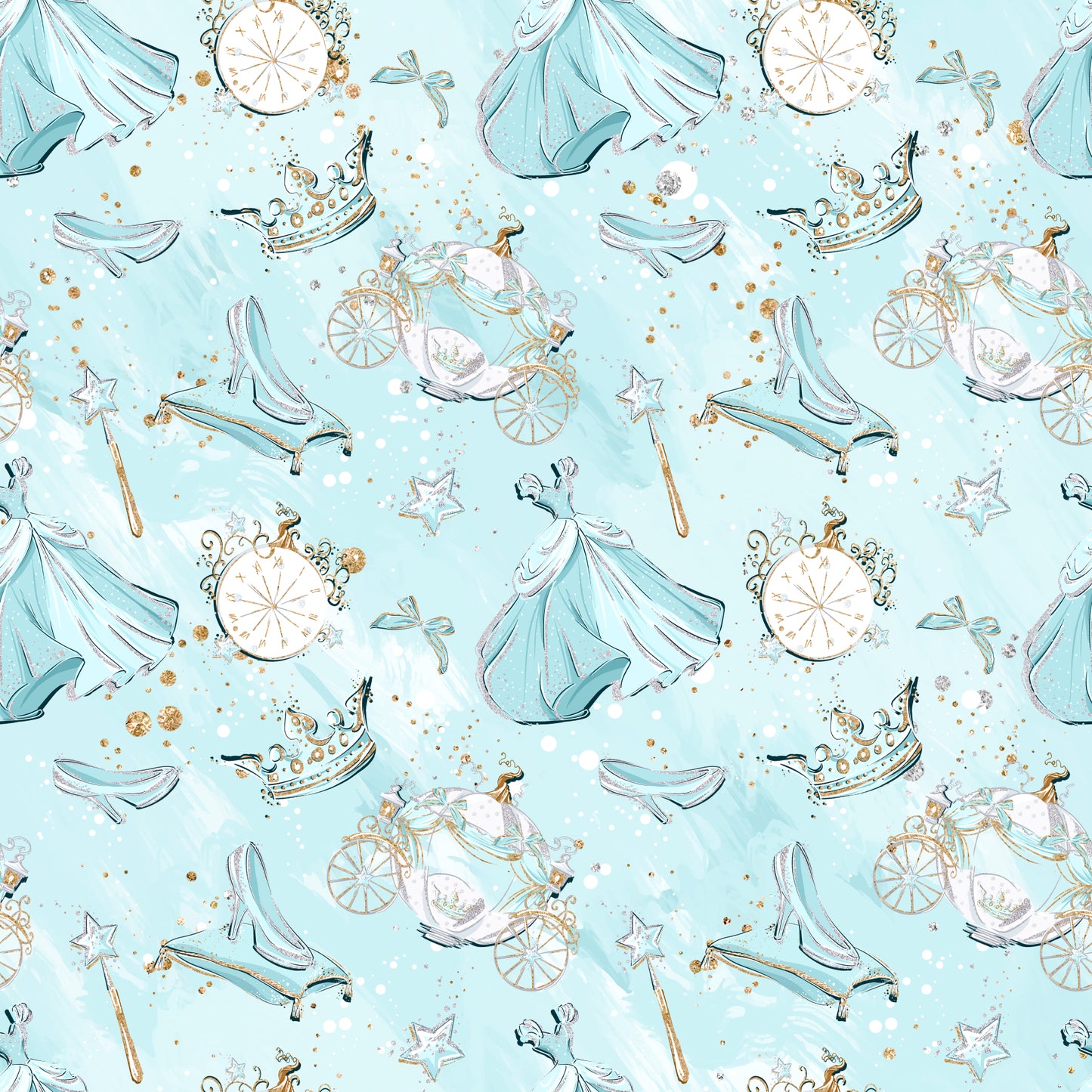 Glass Slipper Bow Headband