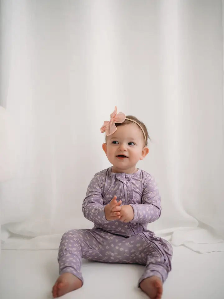 Lilac Posies Bamboo Sleeper