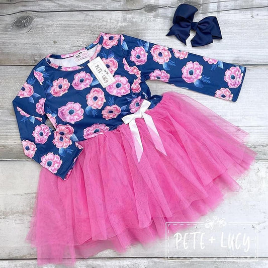 Neon Garden Tulle Dress