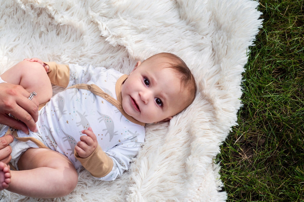 Shoulder Snap Long Sleeved Onesie