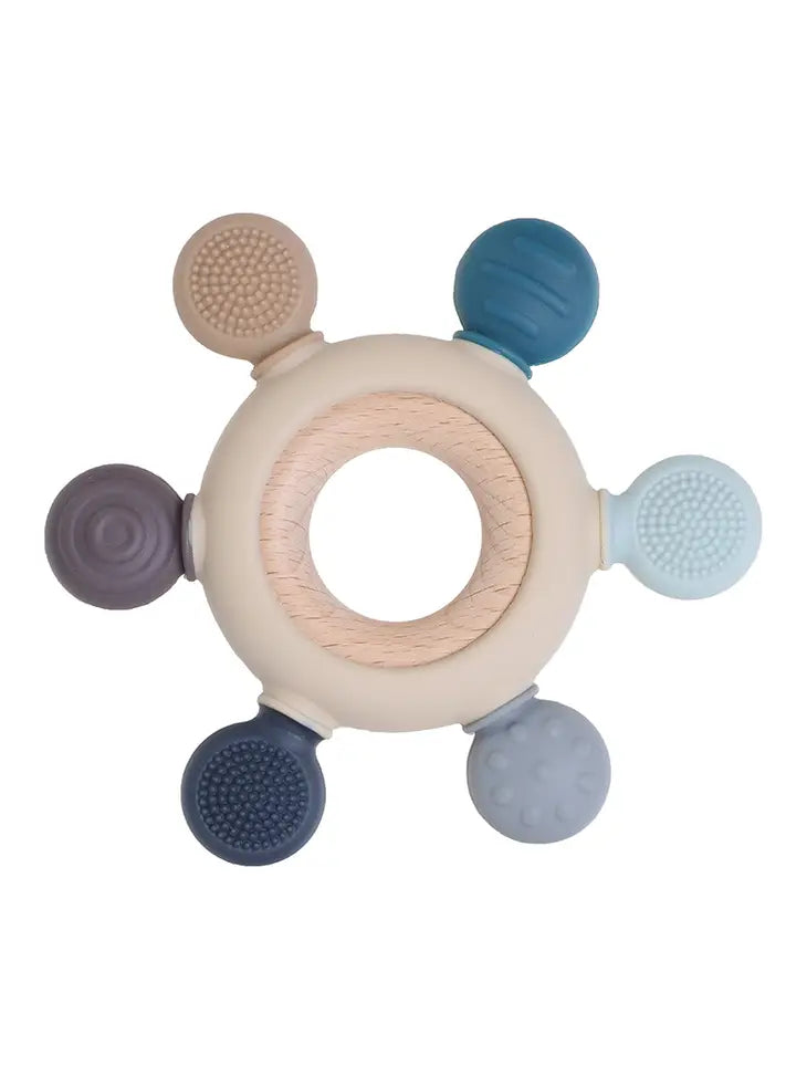 Silicone/Wood Teether