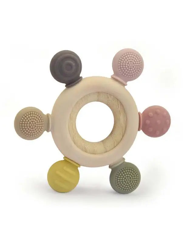 Silicone/Wood Teether