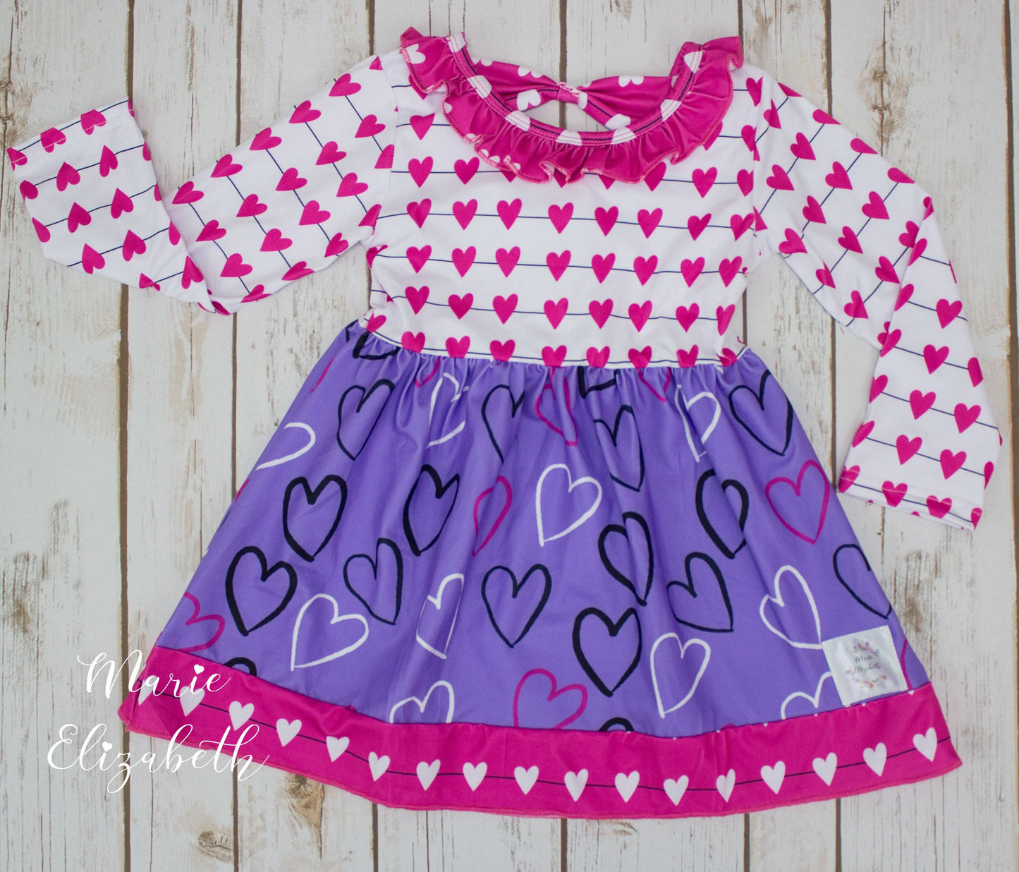 Doodle Hearts Dress