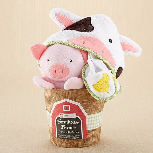 Farmhouse Friends 3 Piece Bathtime Bucket