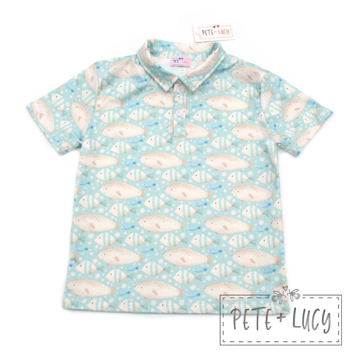 Flippin' With Fishes Boy's Shirt