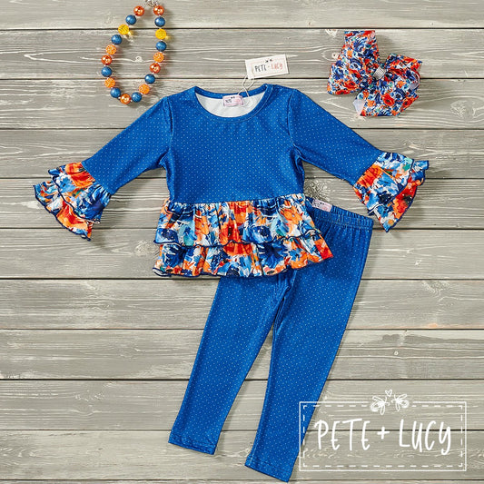 Painted Florals Pant Set