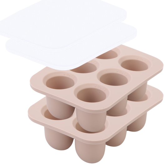 Freezer Trays (Taupe) 2pc for Baby Food, and Breast Milk