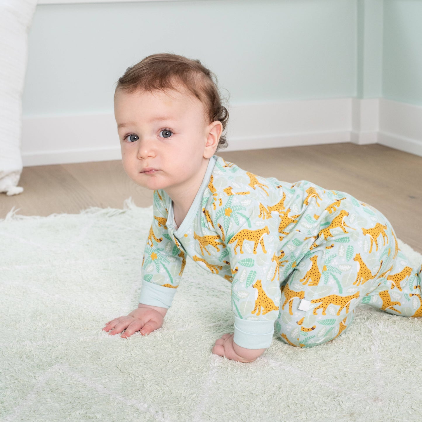 Leopard -Grow With Me '2-Way' Zipper Romper