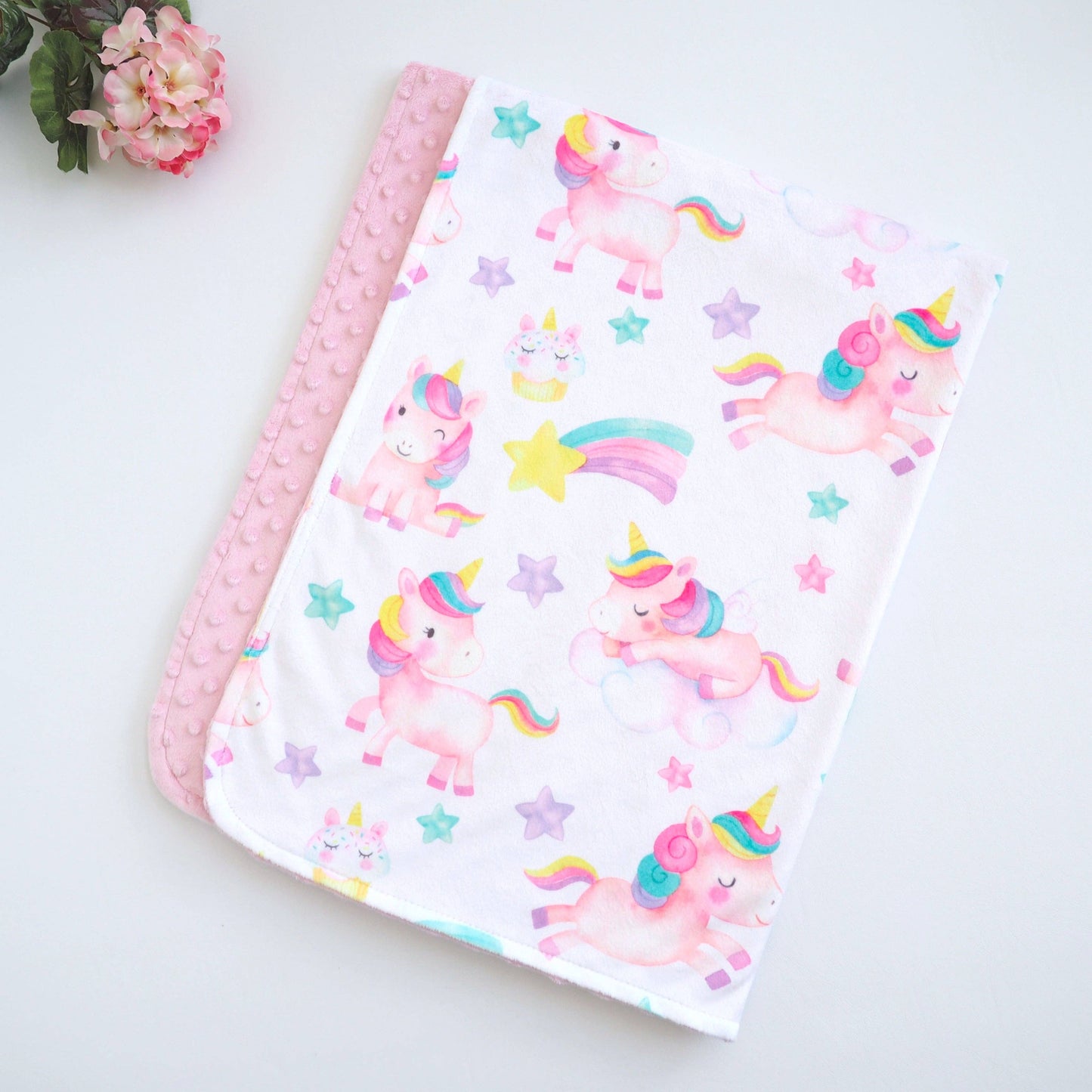 Minky Blanket Unicorns