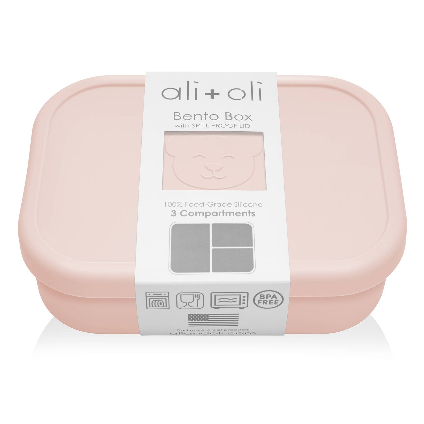 Ali+Oli Leakproof Silicone Bento Box
