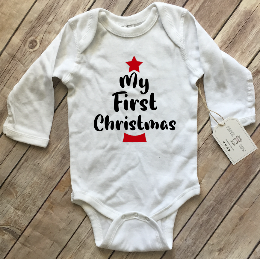 My First Christmas Bodysuit
