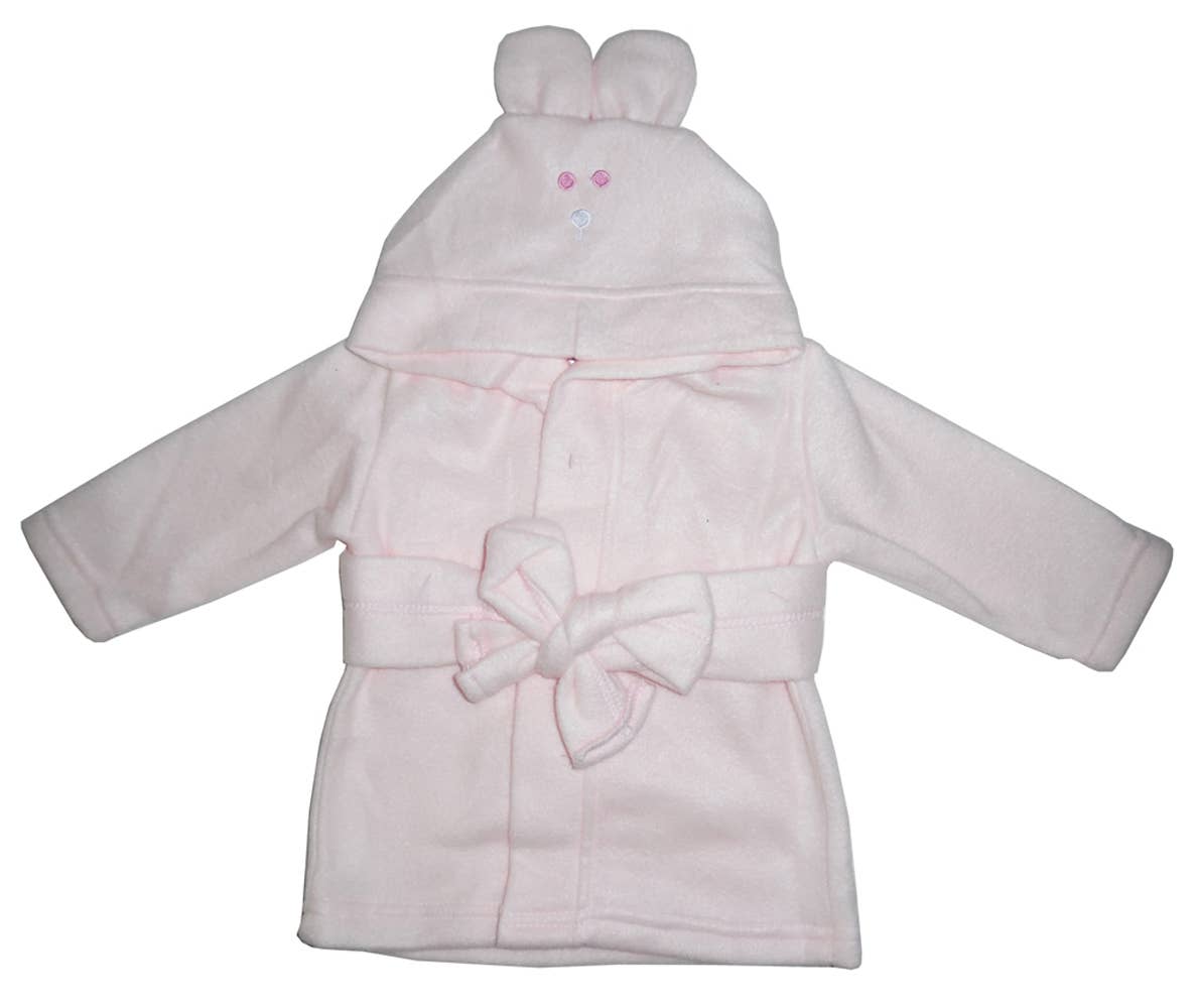 Bambini Fleece Robe With Hoodie