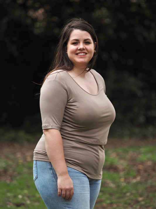 Relaxed Tee- Nursing and Pumping Mom Shirt