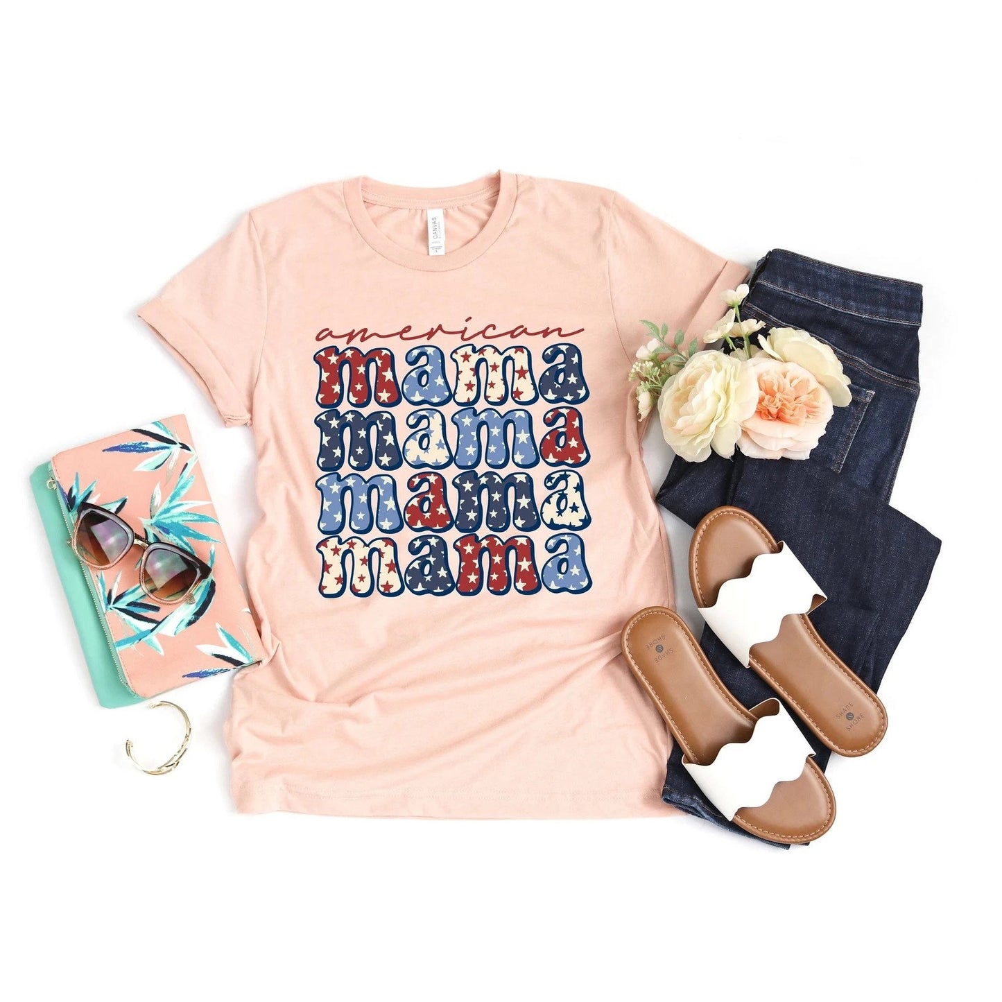 American Mama July 4th T-Shirt
