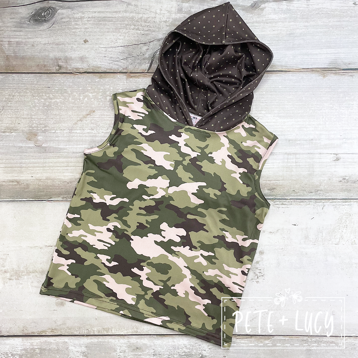 Camo Cuties Boy's Hooded Shirt