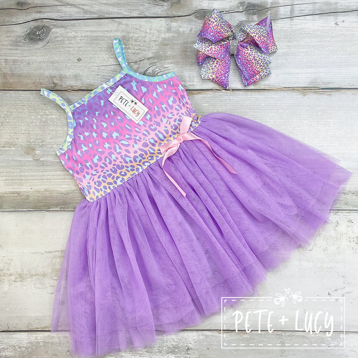 Pastel Jungle Tulle Dress