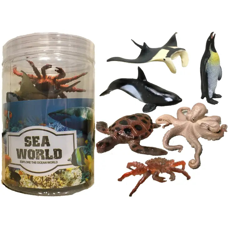 Wild Animal and Sea World 3" Figurine