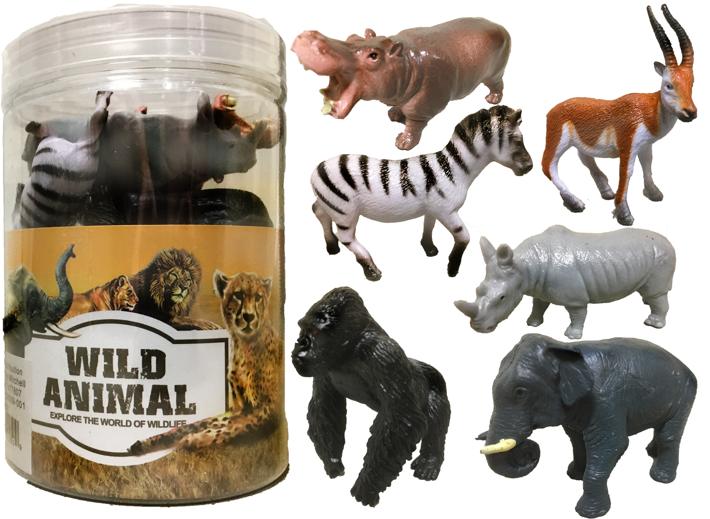 Wild Animal and Sea World 3" Figurine
